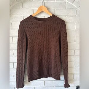 Tommy Hilfiger Chocolate Knit Sweater